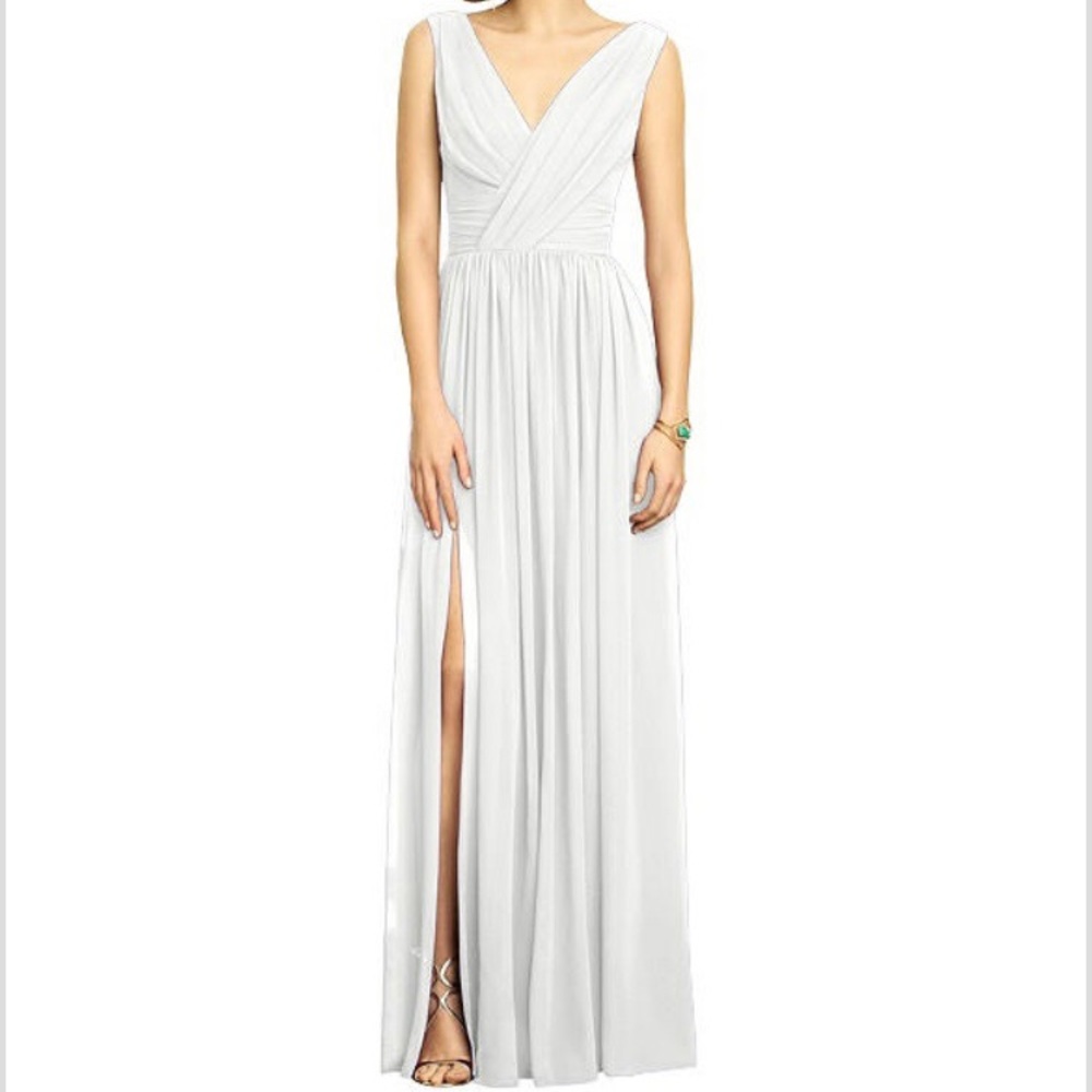 Dessy Collection Grecian White (Wedding) Gown